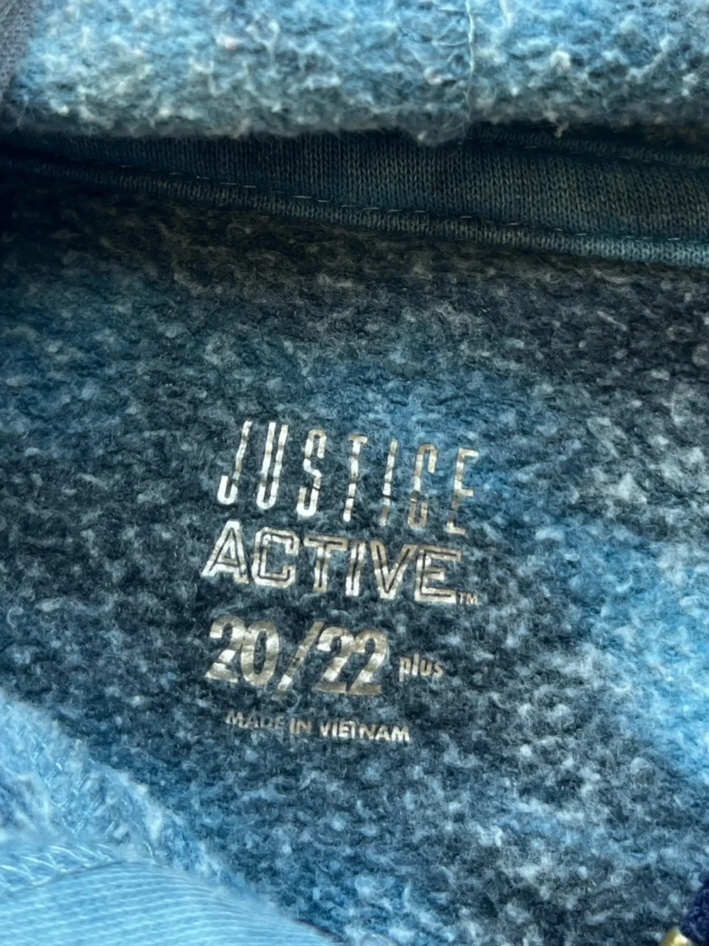 Justice Active Tie-Dye Zip Hoodie